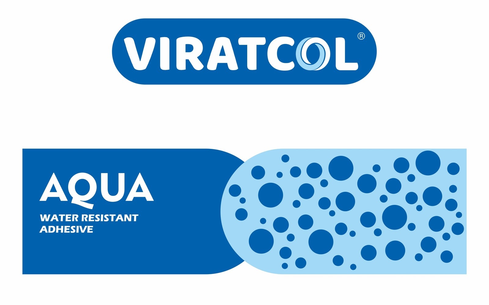 Viratcol Aqua label — Water Resistant Wood Adhesive